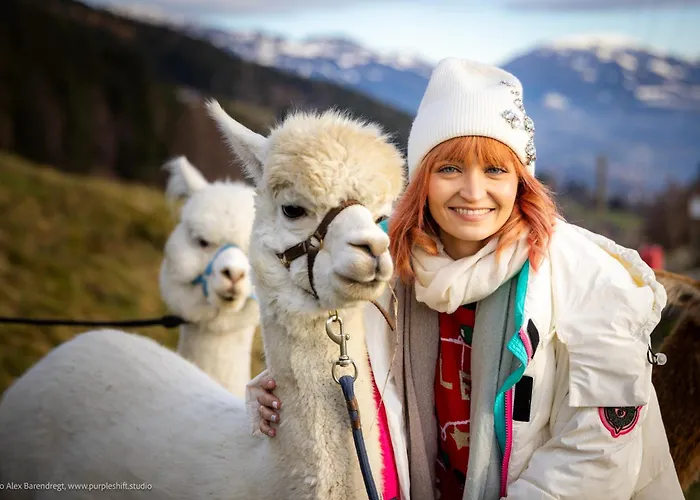 Bergbauernhof Stauder - Hirschbergalpakas בית חווה Lendorf